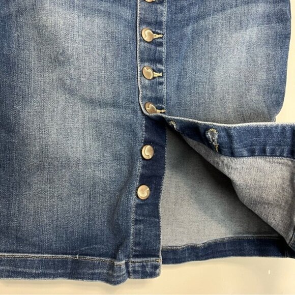 Joe's Jeans Kerrigan Denim Button Front Pencil Skirt, size 28 - Picture 6 of 14